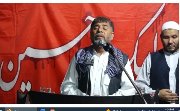 نوحه خوانی افغانی «بزن برسینه و بر سر به حال آل پیغمبر»